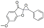 6-Methoxy-3'-phenylspiro[benzofuran-2(3H),2'-oxiran]-3-one Structure