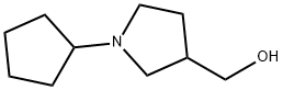 (1-cyclopentylpyrrolidin-3-yl)methanol Structure