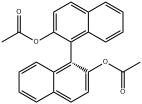 (R)-(-)-1,1'-Bi(2-naphthyl diacetate) Structure