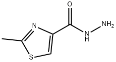 2-甲基-4-噻唑碳酰肼, 101767-28-6, 结构式