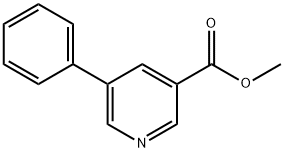 5-フェニルニコチン酸メチル 化学構造式