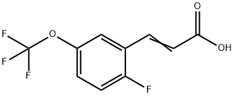 2-FLUORO-5-(TRIFLUOROMETHOXY)CINNAMIC ACID