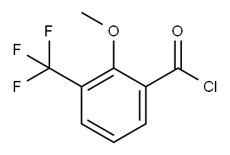 2-METHOXY-3-(TRIFLUOROMETHYL)BENZOYL CHLORIDE Structure