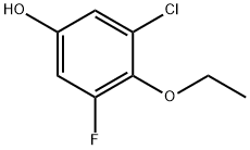 3-Chloro-4-ethoxy-5-fluorophenol Struktur