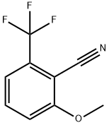 2-METHOXY-6-(TRIFLUOROMETHYL)BENZONITRILE Structure