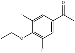 1-(4-乙氧基-3,5-二氟苯基)乙烷-1-酮, 1017779-29-1, 结构式