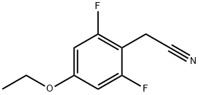 4-Ethoxy-2,6-difluorophenylacetonitrile Struktur
