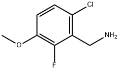 (6-氯-2-氟-3-甲氧基苯基)甲胺,1017779-65-5,结构式