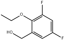 2-ETHOXY-3,5-DIFLUOROBENZYL ALCOHOL Structure