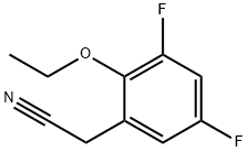 2-ETHOXY-3,5-DIFLUOROPHENYLACETONITRILE Struktur