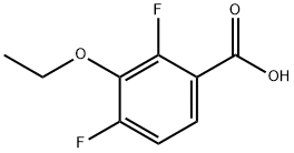 3-乙氧基-2,4-二氟苯甲酸 结构式