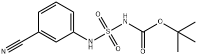 tert-butyl 3-(3-cyanophenyl)-2,2-dioxo-2lambda~6~-diazathiane-1-carboxylate Structure