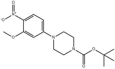 5-(4-BOC-PIPERAZINO)-2-NITROANISOLE, 1017782-79-4, 结构式