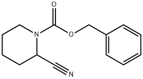 N-CBZ-2-cyanopiperidine Struktur
