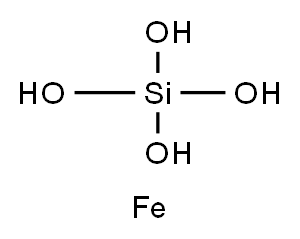 鉄（II）オルトシリケート 化学構造式