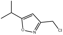 3-(chloromethyl)-5-isopropylisoxazole Struktur