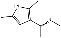 Methanamine, N-[1-(2,5-dimethyl-1H-pyrrol-3-yl)ethylidene]- (9CI) Structure
