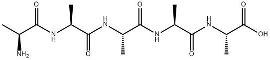 五聚丙氨酸, 10183-34-3, 结构式