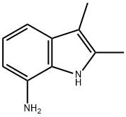 2,3-DIMETHYL-1H-INDOL-7-AMINE 结构式