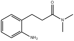 3-(2-アミノフェニル)-N,N-ジメチルプロパンアミド 化学構造式