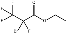 2-ブロモ-2,3,3,3-テトラフルオロプロピオン酸エチル 化学構造式