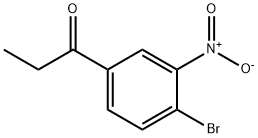 3-nitro-4-bromopropiophenone  Struktur