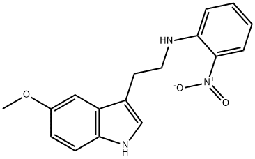 N-(2-nitrophenyl)-5-methoxytryptamine Structure