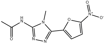 N-[4-Methyl-5-(5-nitro-2-furyl)-4H-1,2,4-triazol-3-yl]acetamide|