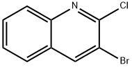 3-ブロモ-2-クロロキノリン 化学構造式