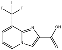 IMidazo[1,2-a]pyridine-2-carboxylic acid, 8-(trifluoroMethyl)- Structure