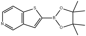 2-(4,4,5,5-tetraMethyl-1,3,2-dioxaborolan-2-yl)thieno[3,2-c]pyridine Structure