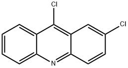 2,9-ジクロロアクリジン 化学構造式