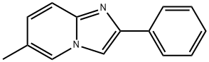 6-甲基-2-苯基咪唑并[1,2-A]吡啶, 1019-89-2, 结构式