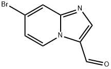 7-ブロモイミダゾ[1,2-A]ピリジン-3-カルブアルデヒド 化学構造式