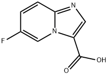 6-fluoroH-iMidazo[1,2-a]pyridin-3-carboxylic acid Struktur