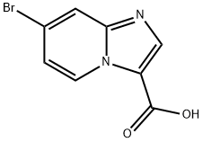 7-bromoimidazo[1,2-a]pyridine-3-carboxylic acid Struktur