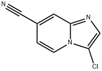 IMidazo[1,2-a]pyridine-7-carbonitrile, 3-chloro- 结构式