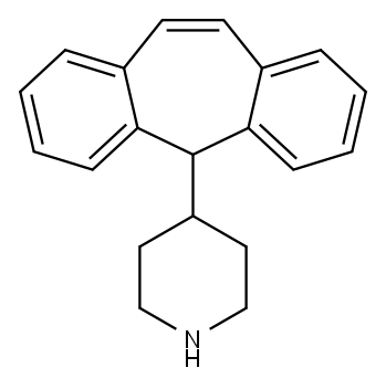 4-(5H-DIBENZO[A,D]CYCLOHEPTEN-5-YL)PIPERIDINE Structure