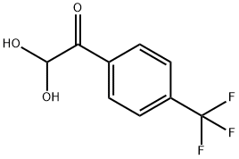 4-トリフルオロメチルフェニルグリオキサール HYDRATE 化学構造式