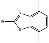 2-BROMO-4,7-DIMETHYLBENZOTHIAZOLE Struktur
