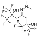 1,1,1,7,7,7-Hexafluoro-2,6-dihydroxy-2,6-bis(trifluoromethyl)-4-heptan one dimethyl hydrazone Structure