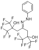1,1,1,7,7,7-Hexafluoro-2,6-dihydroxy-2,6-bis(trifluoromethyl)-heptan-4 -one, phenyl hydrazone Structure