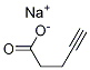 4-戊炔酸钠盐, 101917-30-0, 结构式