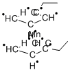 BIS(ETHYLCYCLOPENTADIENYL)MANGANESE Structure