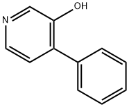 4-フェニルピリジン-3-オール 化学構造式