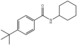 4-tert-butyl-N-cyclohexylbenzamide Struktur