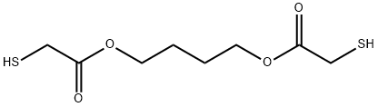 1,4-BUTANEDIOL BIS(MERCAPTOACETATE) Structure