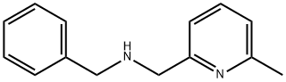 N-ベンジル-1-(6-メチルピリジン-2-イル)メタンアミン 化学構造式