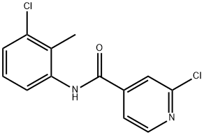 2-chloro-N-(3-chloro-2-methylphenyl)pyridine-4-carboxamide Structure
