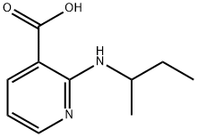2-(sec-Butylamino)nicotinic acid Struktur
